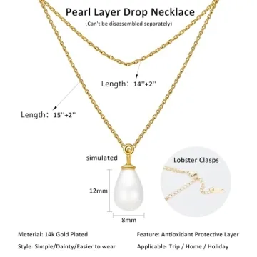 Trinckle Layered Pearl Necklace for Every Occasion