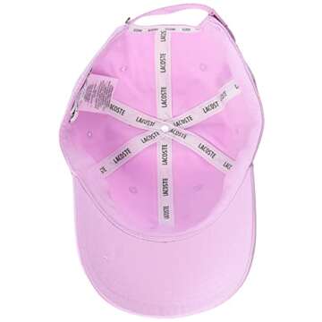 Lacoste Organic Cotton Twill Cap - Stylish Eco-Friendly Hat