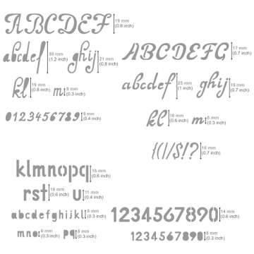 Aleks Melnyk Metal Stencils - Perfect for Journaling and Crafts