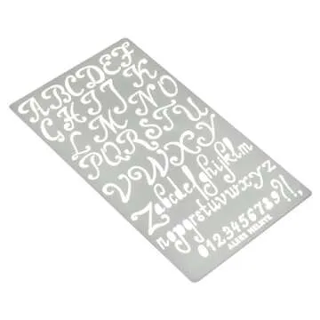 Aleks Melnyk Metal Stencils - Perfect for Journaling and Crafts