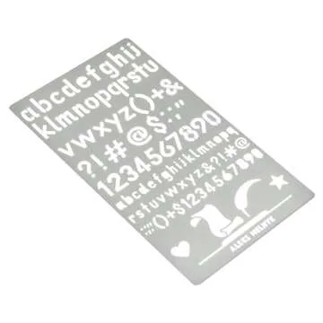 Aleks Melnyk Metal Stencils - Perfect for Journaling and Crafts