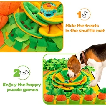 ZMUBB Snuffle Mat for Dogs - Interactive Feeding Toy