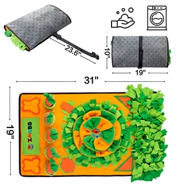 ZMUBB Snuffle Mat for Dogs - Interactive Feeding Toy