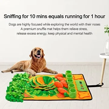 ZMUBB Snuffle Mat for Dogs - Interactive Feeding Toy