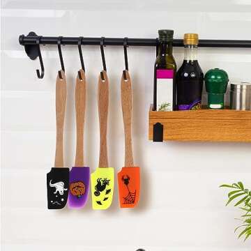 Cabilock Halloween Silicone Baking Spatula Set - Fun & Functional