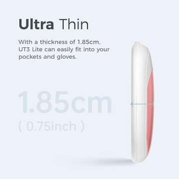 OCOOPA Magnetic Rechargeable Hand Warmers 2 Pack, Fast Heating, 3-Settings, UL Certified, Electric P...