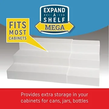 3 Tier Adjustable Canned Goods Shelves for Kitchen