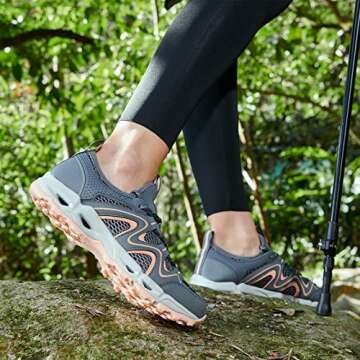 Akk Swim Shoes for Women - Breathable Pink Water Sneakers