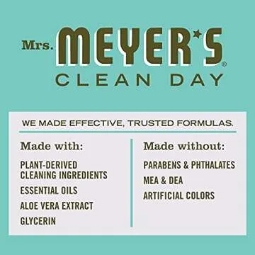 Mrs. Meyer's Clean Day Dish Soap Refill 48 oz Eco-Friendly