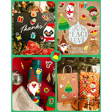 42 Sheets Christmas Stickers for Kids' Holiday Fun