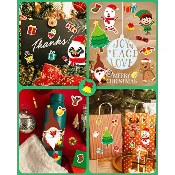 42 Sheets Christmas Stickers for Kids' Holiday Fun