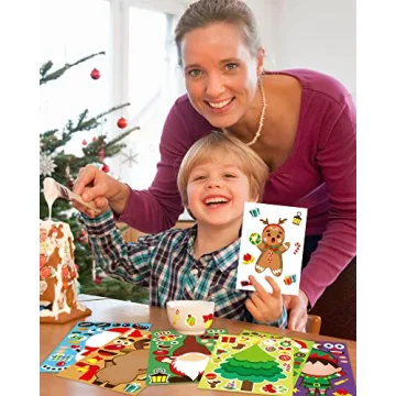 42 Sheets Christmas Stickers for Kids' Holiday Fun