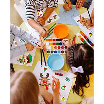 42 Sheets Christmas Stickers for Kids' Holiday Fun
