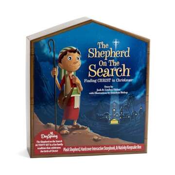 The Shepherd on the Search: Finding Christ in Christmas - Advent Activity Set with Nativity Keepsake Box