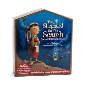 The Shepherd on the Search: Finding Christ in Christmas - Advent Activity Set with Nativity Keepsake Box