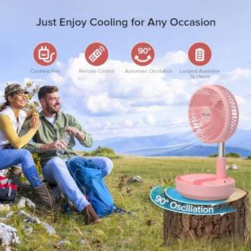 Belife X8 Rechargeable Portable Fan for All Occasions