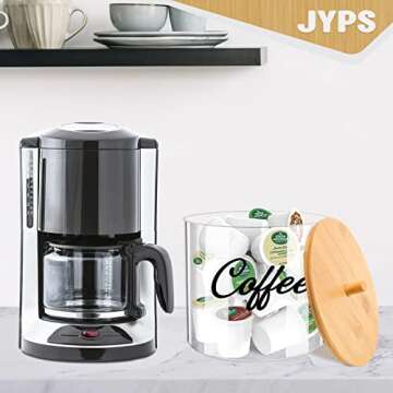 JYPS 2-Pack Stylish Laundry Pod Containers for Organizing