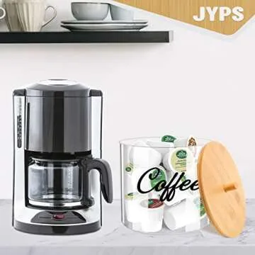 JYPS 2-Pack Stylish Laundry Pod Containers for Organizing