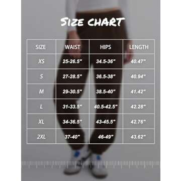 PUMIEY Womens Sweatpants High Waisted Workout Joggers with Pockets Casual Baggy Pants, Chocolate Sma...