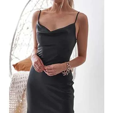 Chic xxxiticat Satin Dress for Parties and More