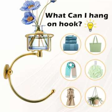 Stylish Hand Towel Holder with Candle Holder for Home