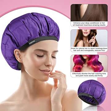 Cordless Deep Conditioning Heat Cap for Luxurious Hair Care
