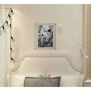 Cool Modern 8x10" Clear Acrylic Picture Frame Display