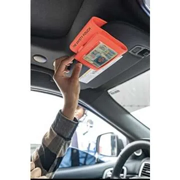 Safety Pouch Car Registration & Insurance Holder