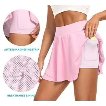 Buy IUGA Tennis Skirt with Pockets and Tummy Control