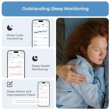 RingConn Smart Ring - Health Tracker with No Subscription