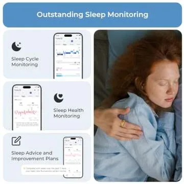 RingConn Smart Ring - Health Tracker with No Subscription