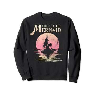 Disney The Little Mermaid Ariel Moon Silhouette Sweatshirt Sweatshirt