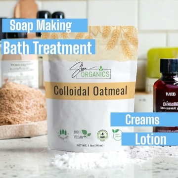 Organic Colloidal Oatmeal Powder for Baths and Skin Care