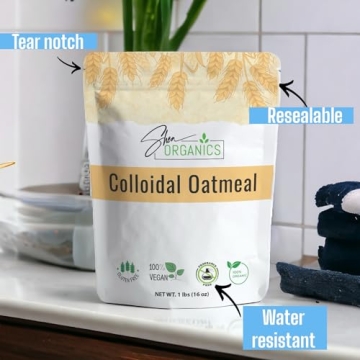Organic Colloidal Oatmeal Powder for Baths and Skin Care