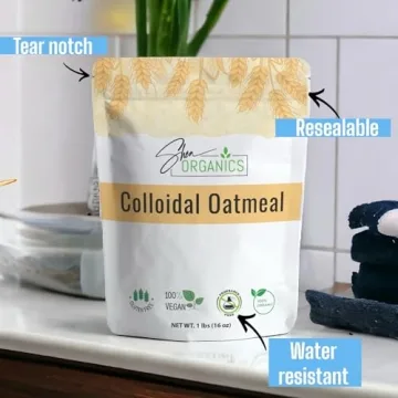 Organic Colloidal Oatmeal Powder for Baths and Skin Care