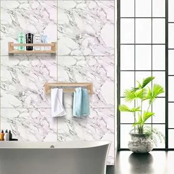 birola Nursery Book Shelves Set of 4,Wood Floating Nursery Shelves for Wall,Wall Bookshelves for Kids，Bathroom Decor, Kitchen Spice Rack (Set of 4)