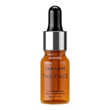 Tan Luxe THE FACE Self Tan Drops - Customizable, Cruelty-Free Glow