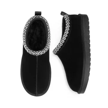 DREAM PAIRS Cozy Suede Slippers for Women - Warm & Stylish