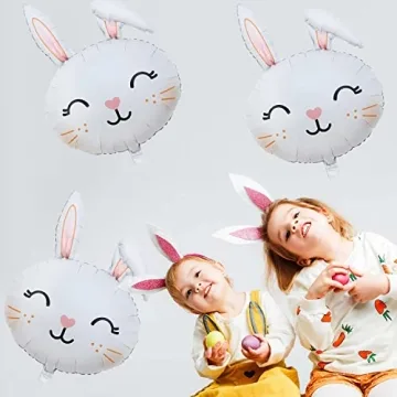 HADCKJA Bunny Balloons for Easter Events and Decorations
