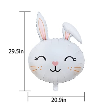 HADCKJA Bunny Balloons for Easter Events and Decorations