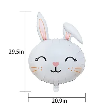 HADCKJA Bunny Balloons for Easter Events and Decorations