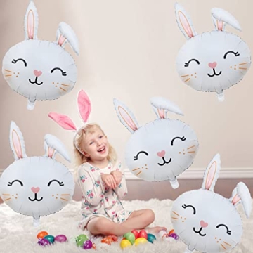 HADCKJA Bunny Balloons for Easter Events and Decorations