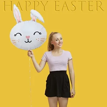 HADCKJA Bunny Balloons for Easter Events and Decorations
