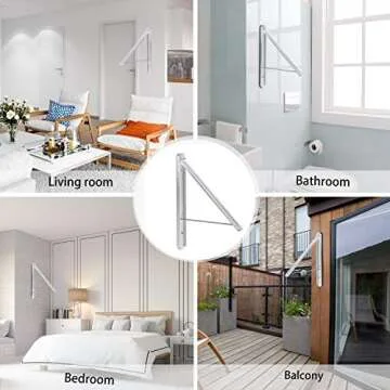 Ithywat wall mounted clothes drying rack for every space