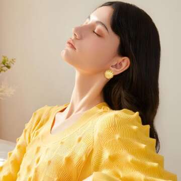 Stylish YUJIE Gold Seashell Earrings for Every Occasion