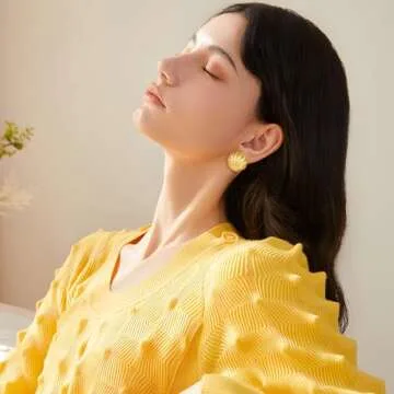 Stylish YUJIE Gold Seashell Earrings for Every Occasion