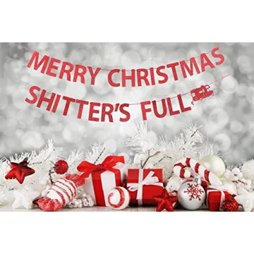 Merry Christmas Shitters Full Banner for Festive Decor