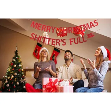 Merry Christmas Shitters Full Banner for Festive Decor