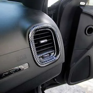 Carbon Fiber Air Vent Trim Kit for 2015+ Dodge Charger