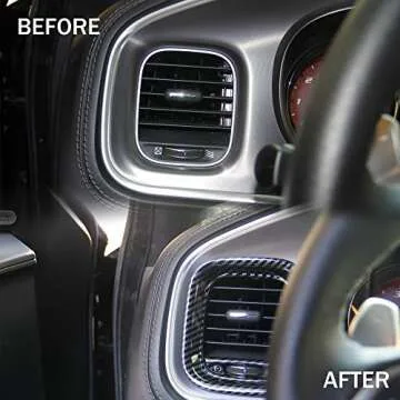 Carbon Fiber Air Vent Trim Kit for 2015+ Dodge Charger